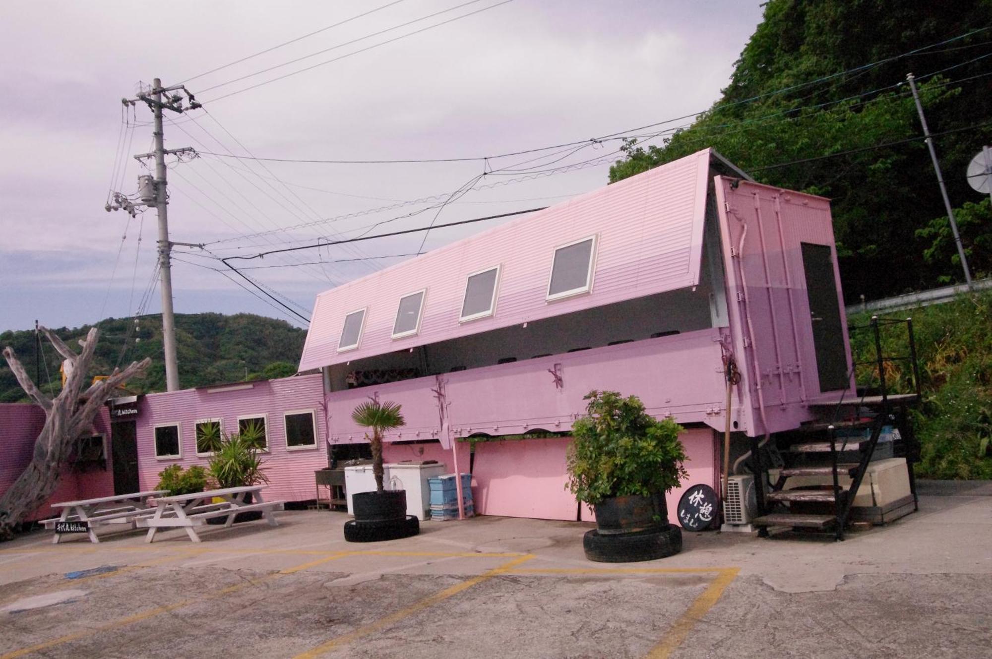 千代丸コンテナハウス Hotel Uwajima Exterior foto